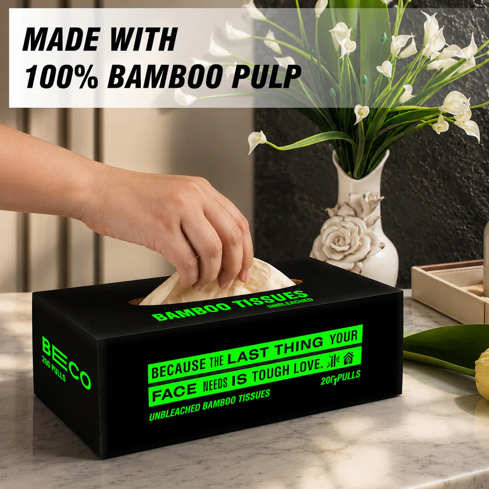 Bamboo Facial Tissues - 100 pulls 2ply