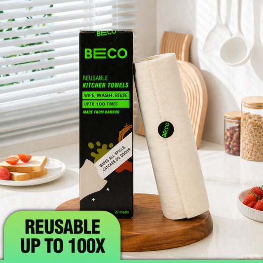 Reusable Bamboo Kitchen Towel-20 Sheets
