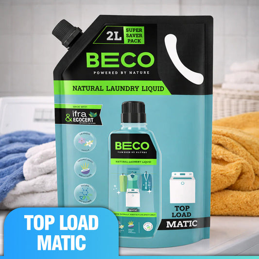 Natural Laundry Cleaner Liquid Refill Top Load 2 litre - hero image