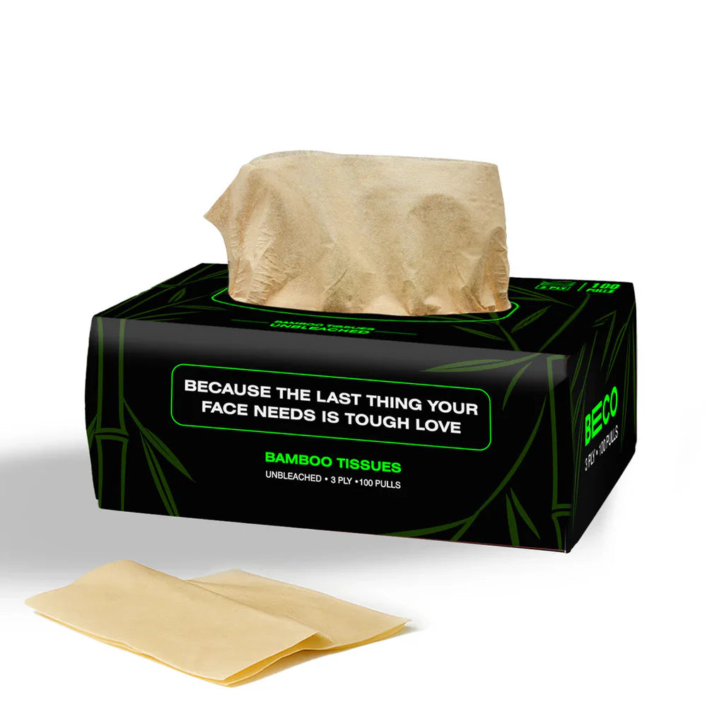 Bamboo Facial Tissue 100 Pulls 3ply